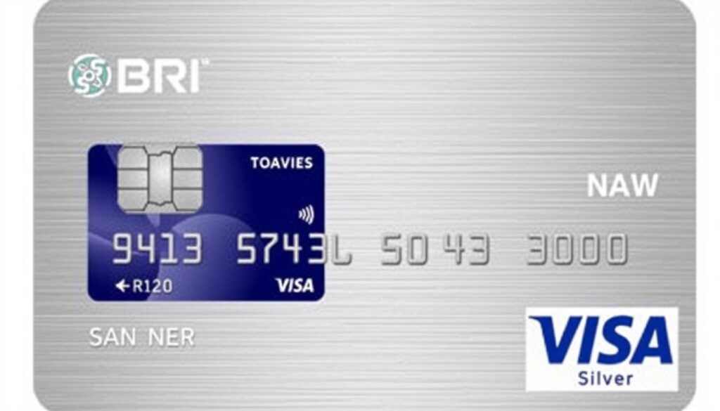 kartu kredit BRI Touch Visa Silver kartu kredit BRI Touch Visa Silver